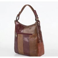 Женская сумка Poshete 827-2011-BCL (коричневый) - Превью изображения №2 — Интернет-магазин Time-Shop