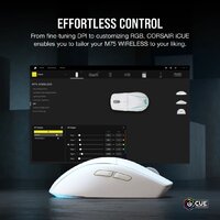 Игровая мышь Corsair M75 Wireless RGB White - Превью изображения №8 — Интернет-магазин Time-Shop