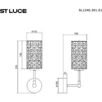 Бра ST Luce SL1240.301.01 - Превью изображения №3 — Интернет-магазин Time-Shop