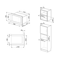 Микроволновая печь Smeg FMI125G - Превью изображения №2 — Интернет-магазин Time-Shop