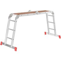 Лестница-трансформер Новая высота NV 233 трансформер с помостом 4x3 ступени - Превью изображения №2 — Интернет-магазин Time-Shop
