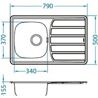 Кухонная мойка Alveus Zoom 20 - Превью изображения №3 — Интернет-магазин Time-Shop