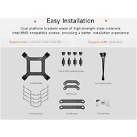 Кулер для процессора PCCooler RT620 ARGB (черный) - Превью изображения №8 — Интернет-магазин Time-Shop