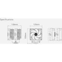 Кулер для процессора PCCooler RT620 ARGB (черный) - Превью изображения №9 — Интернет-магазин Time-Shop