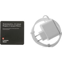 Умная колонка Яндекс Станция Мини 2 с часами (серый опал) - Превью изображения №9 — Интернет-магазин Time-Shop