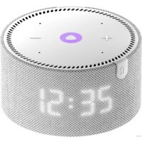 Умная колонка Яндекс Станция Мини 2 с часами (серый опал) - Превью изображения №3 — Интернет-магазин Time-Shop