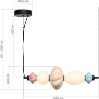 Припотолочная люстра ST Luce SL6134.423.01 - Превью изображения №4 — Интернет-магазин Time-Shop
