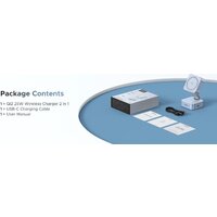 Беспроводное зарядное Ugreen MagFlow 2-in-1 W752 55960 (голубой) - Превью изображения №4 — Интернет-магазин Time-Shop