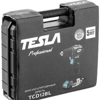 Дрель-шуруповерт Tesla TCD12BL 834528 (с 2-мя АКБ, кейс) - Превью изображения №13 — Интернет-магазин Time-Shop