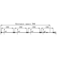 Стеклянная шторка для ванны Ambassador Bath Screens 16041110R 90 - Превью изображения №6 — Интернет-магазин Time-Shop