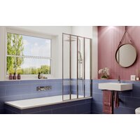 Стеклянная шторка для ванны Ambassador Bath Screens 16041110R 90 - Превью изображения №2 — Интернет-магазин Time-Shop