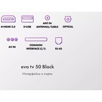 Телевизор Evo TV 50 Black TD0051753RU - Превью изображения №4 — Интернет-магазин Time-Shop