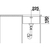 Кухонная мойка Blanco Andano 450-U (без клапана-автомата) - Превью изображения №2 — Интернет-магазин Time-Shop