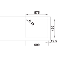 Кухонная мойка Blanco Solis 340/180-IF/A 526132 (правая, полированная) - Превью изображения №3 — Интернет-магазин Time-Shop