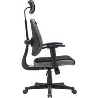 Офисное кресло CACTUS CS-CHR-MC03-BKGY (черный/серый) - Превью изображения №3 — Интернет-магазин Time-Shop