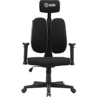 Офисное кресло CACTUS CS-CHR-MC03-BKGY (черный/серый) - Превью изображения №2 — Интернет-магазин Time-Shop