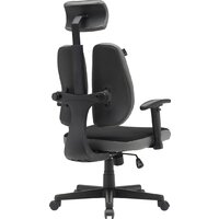 Офисное кресло CACTUS CS-CHR-MC03-BKGY (черный/серый) - Превью изображения №4 — Интернет-магазин Time-Shop