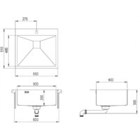 Кухонная мойка Aquasanita Aira AIR100N-G (золотистый) - Превью изображения №2 — Интернет-магазин Time-Shop