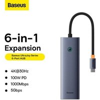 Док-станция Baseus UltraJoy Series 6-Port Hub Docking Station B00052802811-00 - Превью изображения №3 — Интернет-магазин Time-Shop