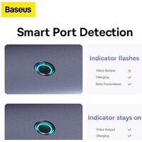 Док-станция Baseus UltraJoy Series 6-Port Hub Docking Station B00052802811-00 - Превью изображения №7 — Интернет-магазин Time-Shop
