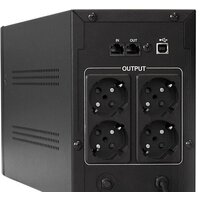 Источник бесперебойного питания ExeGate LLB-2200.LCD.AVR.EURO.RJ.USB EP285531RUS - Превью изображения №2 — Интернет-магазин Time-Shop