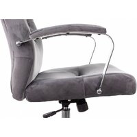 Офисное кресло Бюрократ T-9928SL Fabric (серый Italia 26/крестовина металл хром) - Превью изображения №3 — Интернет-магазин Time-Shop