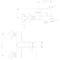 Смеситель Rossinka Silvermix W35-31 - Превью изображения №2 — Интернет-магазин Time-Shop