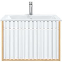  Onika Тумба под умывальник Дайлер 60 106150 (белый/дуб сонома) - Превью изображения №2 — Интернет-магазин Time-Shop