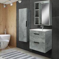  Doratiz Шкаф-полупенал Родос 36 2712.399 (метрополитан грей,подвесная) - Превью изображения №8 — Интернет-магазин Time-Shop