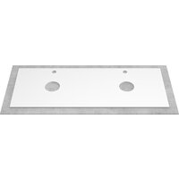  ЗОВ Тумба под умывальник Дион 120 D120LHO0M9003GKV5-KP13W (белый глянец/дуб) - Превью изображения №3 — Интернет-магазин Time-Shop