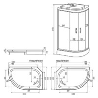 Душевая кабина Erlit ER3512PL-C3-RUS 120x80 - Превью изображения №2 — Интернет-магазин Time-Shop