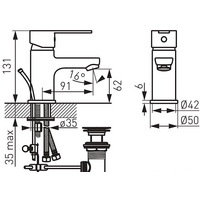 Смеситель Ferro Savio BSV2 - Превью изображения №2 — Интернет-магазин Time-Shop