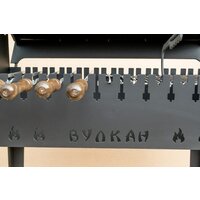 Мангал для дачи Вулкан Гриль М XL 5 мм на колесах - Превью изображения №5 — Интернет-магазин Time-Shop