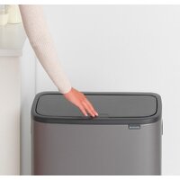 Мусорное ведро Brabantia Bo Touch Bin 60 л (платиновый) - Превью изображения №10 — Интернет-магазин Time-Shop