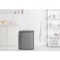 Мусорное ведро Brabantia Bo Touch Bin 60 л (платиновый) - Превью изображения №5 — Интернет-магазин Time-Shop
