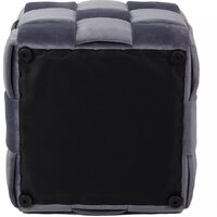 Пуфик Signal Casel Velvet (серый) - Превью изображения №3 — Интернет-магазин Time-Shop