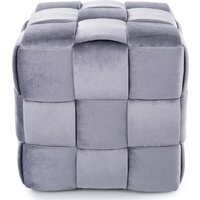 Пуфик Signal Casel Velvet (серый) - Превью изображения №2 — Интернет-магазин Time-Shop