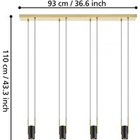 Подвесная люстра Eglo Bitachito 98858 - Превью изображения №4 — Интернет-магазин Time-Shop