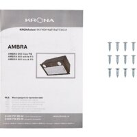 Кухонная вытяжка Krona Ambra 600 PB (нержавеющая сталь) - Превью изображения №10 — Интернет-магазин Time-Shop