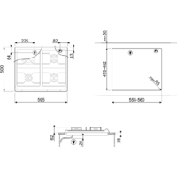 Варочная панель Smeg SRV864AVOGH2 - Превью изображения №2 — Интернет-магазин Time-Shop