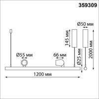 Подвесная люстра Novotech Fermo 359309 - Превью изображения №11 — Интернет-магазин Time-Shop