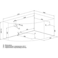 Ванна Aquanet Capri 170x110 R (с каркасом и экраном) - Превью изображения №5 — Интернет-магазин Time-Shop