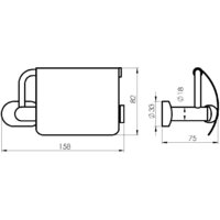 Набор для туалета Rubineta Este 670117 (хром) - Превью изображения №7 — Интернет-магазин Time-Shop