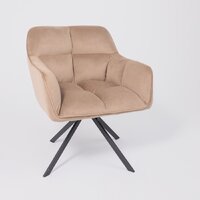 Интерьерное кресло AksHome Virginia (велюр, капучино HCJ-11/черный) - Превью изображения №16 — Интернет-магазин Time-Shop