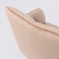 Интерьерное кресло AksHome Virginia (велюр, капучино HCJ-11/черный) - Превью изображения №15 — Интернет-магазин Time-Shop