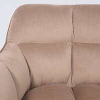 Интерьерное кресло AksHome Virginia (велюр, капучино HCJ-11/черный) - Превью изображения №13 — Интернет-магазин Time-Shop