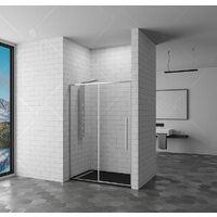 Душевая дверь RGW SV-12 150 (хром/прозрачное стекло) - Превью изображения №2 — Интернет-магазин Time-Shop