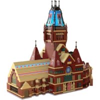 Конструктор CaDa Harvard Memorial Hall C66017W - Превью изображения №3 — Интернет-магазин Time-Shop