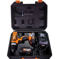 Дрель-шуруповерт Villager Fuse VLN 3220 2BSC 056357 (с 2-мя АКБ, кейс, оснастка) - Превью изображения №2 — Интернет-магазин Time-Shop