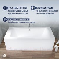 Ванна Lauter Belgravia 180x80 21110180 (с ножками) - Превью изображения №3 — Интернет-магазин Time-Shop